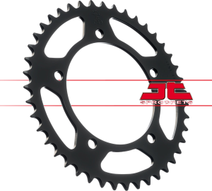 JT SPROCKETS Steel Rear Sprocket Black 