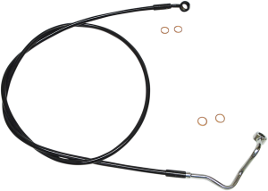 Xr Stainless Upper Brake Line Black