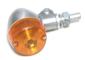 Aluminium Body Marker Lights Round #1 Aluminum, Polished