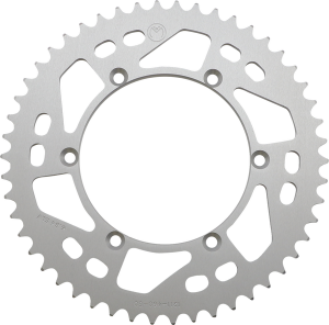 MOOSE RACING Rear Aluminum Sprocket Silver 