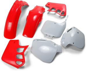 Full Body Replacement Plastic Kit Red, White