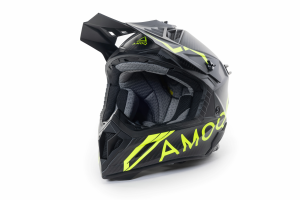 AMOQ Friction MIPS Carbon Helmet Black/HiVis XS