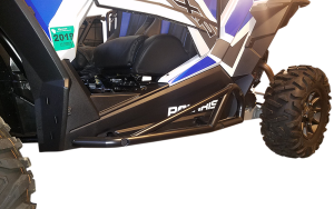 MOOSE RACING Rzr Nerf Bars Black 