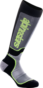 Sosete Copii Alpinestars Mx Plus Socks Black/Gray/Yellow