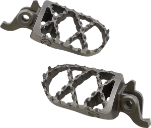 MOOSE RACING Pro Footpegs Silver 