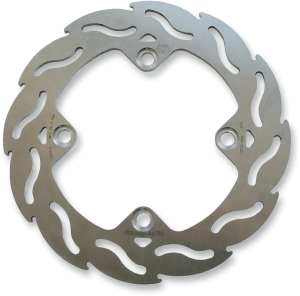 Flame Disc Polished Steel, Silver, Stainless Steel