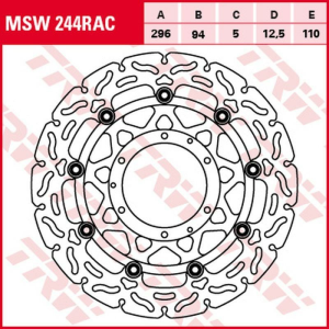 Disc frana fata TRW HONDA CBR 600F '01 -'07