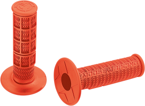 MOOSE RACING Flange Style Stealth Mx Grips Orange 