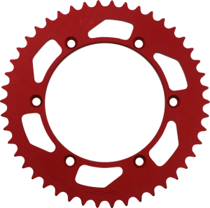 MOOSE RACING Rear Aluminum Sprocket Red 