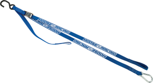 MOOSE RACING Carabiner Tie-downs Blue 