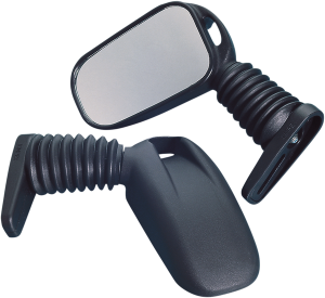 Deluxe Arctic Aws Mirrors Black