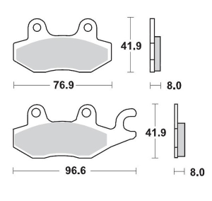 Racing Brake Pads Atv