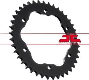 JT SPROCKETS Steel Rear Sprocket Black 