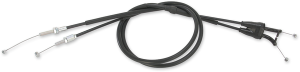 MOOSE RACING Black Vinyl Throttle Cable Black 