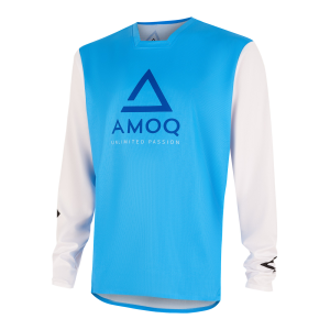 AMOQ Ascent Comp Jersey Sky Blue-White XS