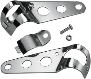 Side-mount Headlight Brackets Chrome