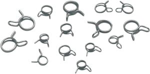 MOOSE RACING Wire Clamps Silver 