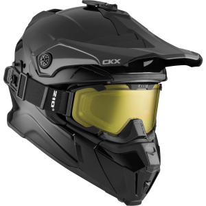 CKX Helmet Titan Solid matt black with goggle XS