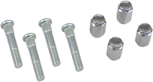 MOOSE RACING Wheel Stud-nut Kit Silver 