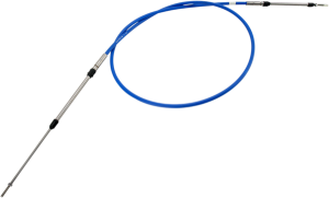 Black Vinyl Clutch Cable Black, Blue