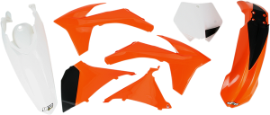 Full Body Replacement Plastic Kit Orange, White