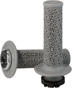 MOOSE RACING 36 Series Clamp-on Grips Gray, Silver 