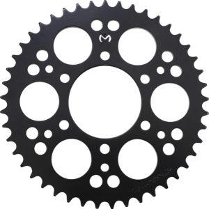 MOOSE RACING Steel Rear Sprocket Black, Zinc Plated 