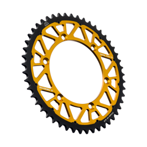 JT SPROCKETS Twinstar Steel-aluminum Hybrid Sprocket Black, Gold 