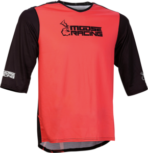 Tricou Moose Racing MTB 3/4 Red/Black