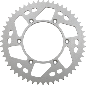 MOOSE RACING Rear Aluminum Sprocket Silver 