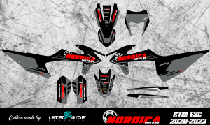 Kit stickere KTM 20-23 Nordicamoto