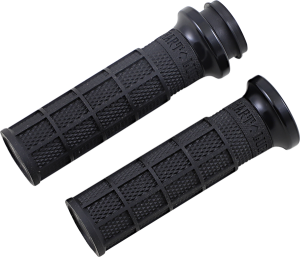 Harley Hart-luck Signature V-twin Lock-on Grips Black