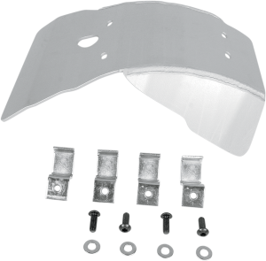 MOOSE RACING Aluminum Skid Plate Silver 