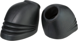 MOOSE RACING Footpeg Protectors Black 