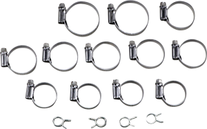 Radiator Clamp Kit Silver