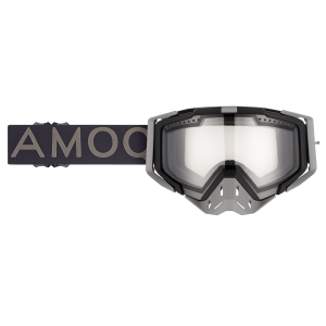 AMOQ Aster Snow Goggles Black-Grey Clear