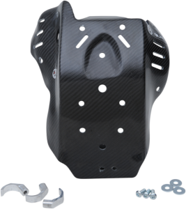 MOOSE RACING Carbon Fiber Skid Plate Black 