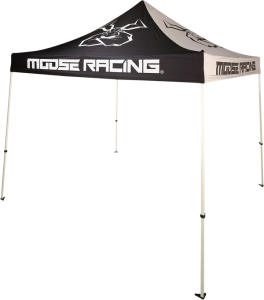 MOOSE RACING Collapsible Canopy Black, White 