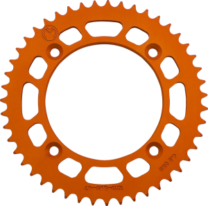 MOOSE RACING Rear Aluminum Sprocket Orange 