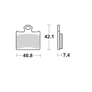 Racing Gp Sinderpro Offroad Brake Pads