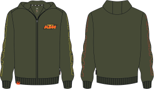 KIDS RACING ZIP HOODIE