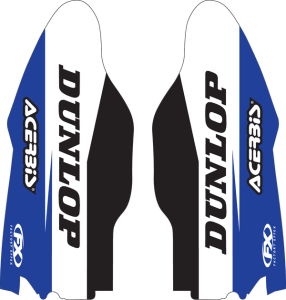 Lower Fork Guard Graphics Black, Blue, White