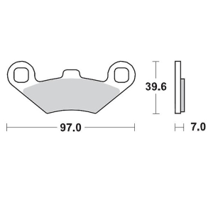 Racing Brake Pads Atv