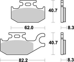 Nitro Atv Brake Pads