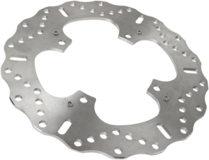 Contour Fixed Brake Rotor Silver, Stainless Steel