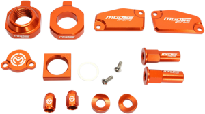 MOOSE RACING Bling Pack Kit Orange, Anodized 