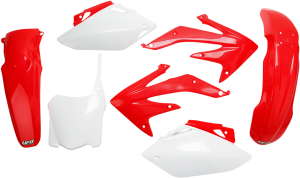 Full Body Replacement Plastic Kit Red, White