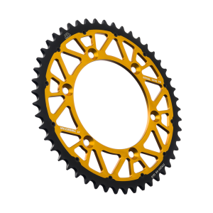 JT SPROCKETS Twinstar Steel-aluminum Hybrid Sprocket Black, Gold 