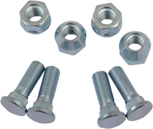 MOOSE RACING Wheel Stud-nut Kit Silver 