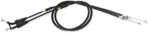 MOOSE RACING Black Vinyl Throttle Cable Black 